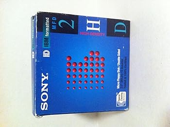 【中古】(人並み外れたに似つかわしい)1995 Sony Electronics , IncSony Micro Floppy Disk /両面10 mfd-2hdcf 10パックブリスターボックスパッケージ---静電容量IBM Formatted 1.44 MB 10