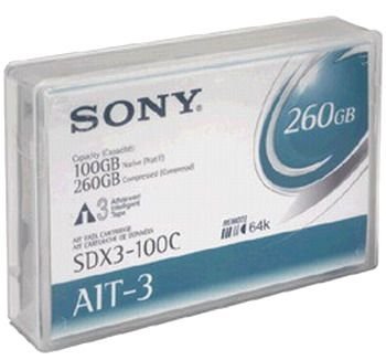 【中古】(人並み外れたに好いたらしい)Sony sdx3100 C / / Aww ait-3磁気テープ薬莢100 GB (原住民) / 260 GB (締めつける) 754.59 Ft磁気テープ長1容器に並べる
