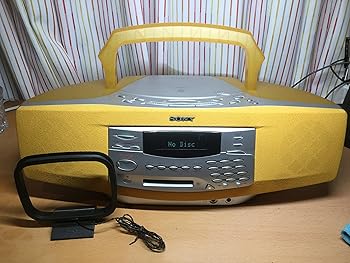 【中古】(非常に良い)SONY ソニー ZS-M35 オレンジ パーソナルMDシステム(CD/MDシステム)(ラジカセ形状)