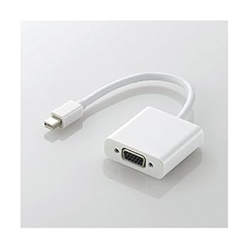 【中古】(人並み外れたに似つかわしい)エレコム Mini DisplayPort-VGAうつり変わりアダプター AD-MDPVGAWH AV デジモノ マイコン 境界線の外側設備 ACアダプター OAアダプター