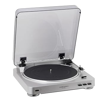 【中古】(非常に良い)オーディオテクニカ ステレオターンテーブルシステム AT-PL300USBII