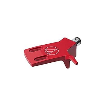 【中古】(人並み外れたに似つかわしい)Audio-Technica AT-HS3 ユニバーサルアングルフォノヘッドシェル AT-LP3曲がること時刻表用 赤いこと