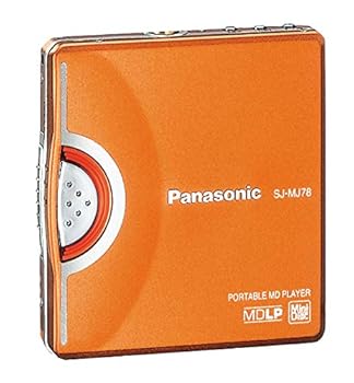 【中古】(非常に良い)PANASONIC ポータブルMDプレーヤー SJ-MJ78 オレンジ