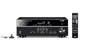 【中古】ヤマハ RX-V385 5.1-通信路 4K ウルトラ固定ディスク AV受信システム Bluetooth積み上げる (付け替え)