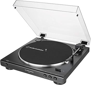 【中古】(非常に良い)Audio-Technica 全自動ステレオターンテーブルシステム AT-LP60XUSBBK ブラック