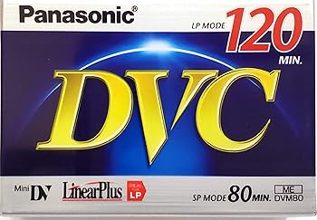 【中古】パナソニック(Panasonic) ミニDV 80分磁気テープ AY-DVM80FF (120分LP)