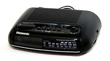 【中古】(非常に良い)Panasonic パナソニック(National ナショナル 松下電器産業)RC-6199-K ブラック デジタルクロック付FM/AMラジオ