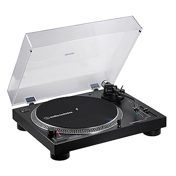 【中古】(人並み外れたに好いたらしい)オーディオテクニカ 電気蓄音機 ダイレクトドライブ Bluetooth 有線 USB最終生産物端子積み上げる フォノイコライザ内蔵 AT-LP120XBT-USB