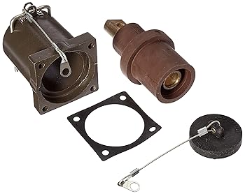 【中古】(非常に良い)Leviton 49シリーズ サイノハイド シングルポール メスレセプタクル シングルホール バスバー 313MCM-777MCM ケーブル 1000ボルト 1135A 49FR1-C|GoodLifeStore