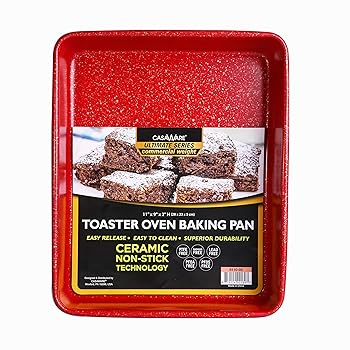 【中古】casaWare 11 x 9 x 2インチ トースター オーブン アルティメットシリーズ 商用重量 セラミック ノンスティックコーティング ベーキングパン (レ｜GoodLifeStore