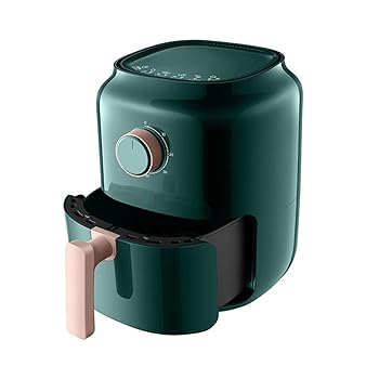 【中古】(非常に良い)LVAD エアフライヤー ， オイルフリーエアフライヤー家庭自動多機能電気フライヤーポテトチップマシン3L (Color : Green, Plug Type : UK) 34,862円