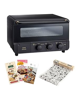 【中古】BRUNO スチームベイク トースター レシピリーフレット3種クッキングシートセット ブラック サイズなし BOE067-BK｜GoodLifeStore