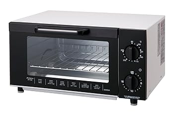 【中古】(非常に良い)アビテラックス オーブントースター トースト 4枚焼き タイマー15分 温度調節機能付き 最大1200W トレー付き ホワイト AT120-W
