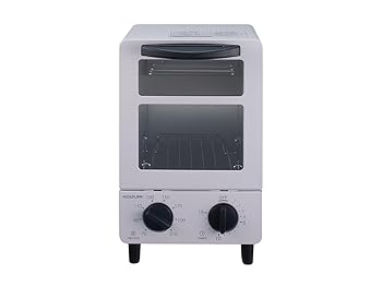 【中古】(非常に良い)コイズミ オーブントースター 目玉焼きトレー付き 無段階温度調節機能 15分タイマー 1枚焼き コンパクト グレー KOS-0601/H
