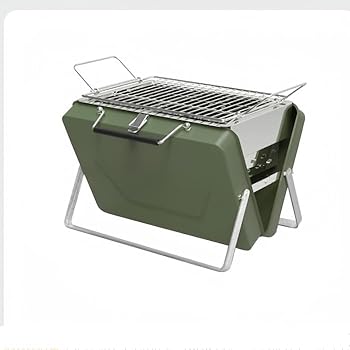 【中古】(非常に良い)BBQグリルセット ポータブルBBQグリル ポータブルヒーター ミニピクニックチャコールグリル 屋内 屋外BBQグリル ホームキャンプBBQグリル 卓上