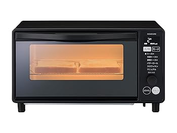【中古】(非常に良い)コイズミ オーブントースター 1320W 温度調節 焼き色調節 調理モード6種類 タイマー 2枚焼き ブラック KOS-1330/K