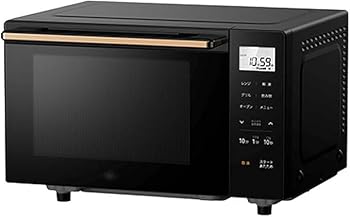 【中古】(非常に良い)電子レンジ オーブンレンジ 18L 一人暮らし 二人暮らし トースト機能付き フラットテーブル オートメニュー18種 グリル 機能 ブラック