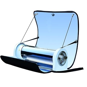 【中古】(非常に良い)WGM 新登場ポータブルソーラーオーブン, BBQクッカー 4.5Lの大容量 ソーラークッカー アウトドアオーブン キャンプストーブ 温度計付き 2~5人
