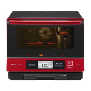 【中古】日立 過熱水蒸気オーブンレンジ 33L パールレッドHITACHI ベーカリーレンジ ヘルシーシェフ MRO-MBK5000-R｜GoodLifeStore