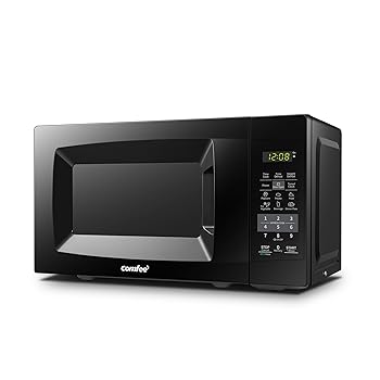 【中古】Comfee EM720CPL-PMB Countertop Microwave Oven with Sound On/Off, ECO Mode and Easy One-Touch Buttons, 0.7cu.ft, 700W, Black｜GoodLifeStore