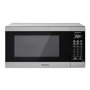 【中古】(非常に良い)パナソニック 1100W ジーニアスセンサークック 自動解凍カウンタートップ 電子レンジ 1.3立方フィート ステンレススチール NN-SU66LS 1100W