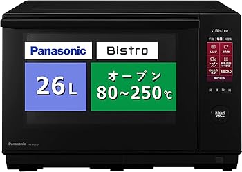【中古】パナソニック ビストロ スチーム オーブンレンジ 26L 液晶タッチパネル ブラック NE-BS658-K｜GoodLifeStore