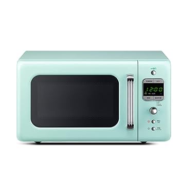 【中古】(非常に良い)青いスタイルの電子レンジ、小型??の多機能ターンテーブルタイプ、8つの自動メニュー、5つの調理力レベルとクイッククッキング、700ワット20リ