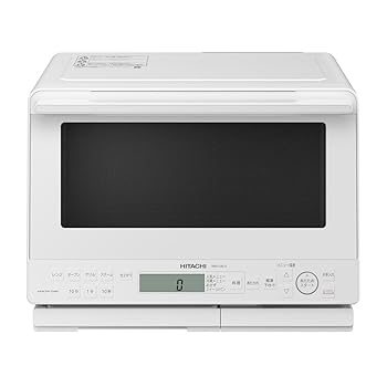 【中古】(非常に良い)日立 過熱水蒸気 オーブンレンジ ヘルシーシェフ 31L MRO-S8CA W ホワイト 重量センサー 250℃1段式ワイドオーブン|GoodLifeStore