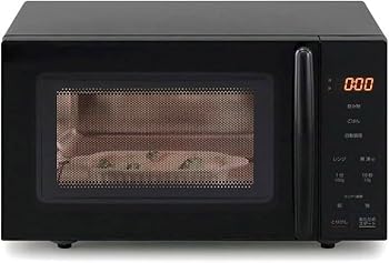 【中古】(非常に良い)電子レンジ 18L フラットテーブル 単機能 ブラック
