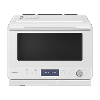 【中古】(非常に良い)日立 過熱水蒸気 オーブンレンジ ヘルシーシェフ 30L MRO-W1D W フロストホワイト 熱風コンベクション 2段式 Wスキャン ワイドオーブン
