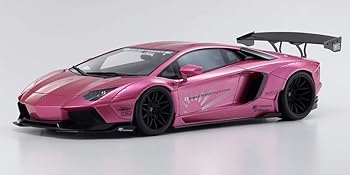 【中古】Kyosho KSR 18502 CP ランボルギーニ アベンタドールクーペ LB パフォーマンス ピンク 1/18 モデルカー|GoodLifeStore
