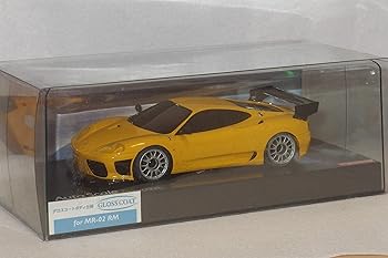 【中古】Ferrari 360GTC Yellow GLOSS COAT ／ フェラーリ 360GTC イエロー グロスコートボディ仕様 for MR-02 RM No.MZG310Y 2500 4955439858080 ミニッ｜GoodLifeStore