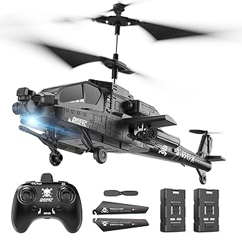 【中古】DEERC ヘリコプター ラジコン rcヘリコプター おもちゃ 室内 プラモデル 武装ヘリコプター 小型 初心者向け 飛行時間26分 高度維持 緊急停止 2.4｜GoodLifeStore