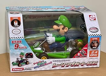 【中古】(非常に良い)京商エッグ(Kyosho Egg) マリオカート レーシングカートR/C ルイージ TV034｜GoodLifeStore