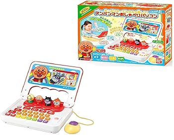 【中古】(非常に良い)たっぷりキーでカタカタ楽しい！アンパンマンおしゃべりパソコン 対象年齢 1歳6か月以上
