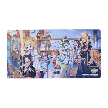 【中古】ポケモンセンターオリジナル ポケモンカードゲーム ラバープレイマット TRAINERS Salon!! ファミリートイ・ゲーム-カードゲーム