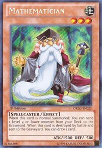 【中古】(非常に良い)遊戯王 英語 マスマティシャン シークレットレア 1ST