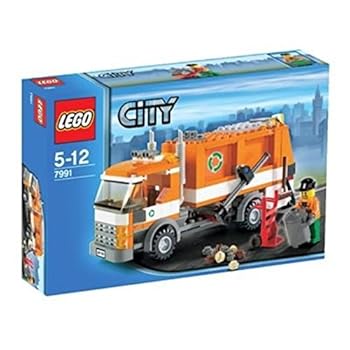 【中古】(人並み外れたに似つかわしい)レゴ (LEGO) シティ くず物寄せあつめる車 7991