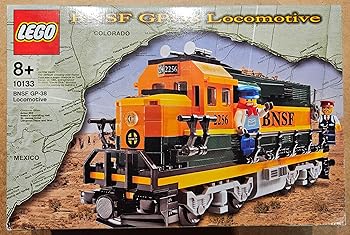 【中古】(人並み外れたに好いたらしい)レゴ トレイン LEGO 10133 Burlington Northern Santa 鉄 (BNSF) GP-38 Locomotive
