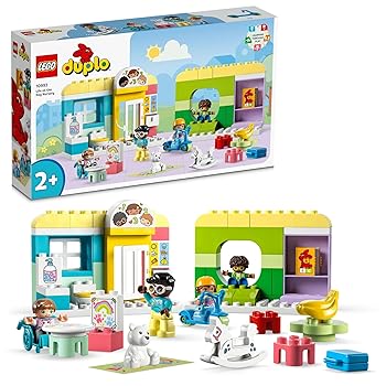【中古】(人並み外れたに似つかわしい)レゴ(LEGO) デュプロ デュプロのまち たのしいほいくえん 手あそび 手あそび 差し上げ物 生まれ落ちる日 立ちはだかる 知育 クリスマス 御坊っちゃん うしろ帯 赤ちゃん 1歳半