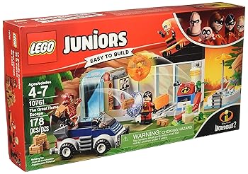 【中古】LEGO Juniors the Great Home Escape 10761 Building Kit (178 Piece)