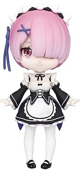 【中古】TAMASHII NATIONS Figuarts mini Re:ゼロから始める異世界生活 ラム 約90mm PVC&ABS製 塗装済み可動フィギュア BAS61261