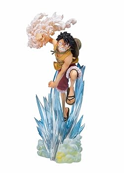 【中古】TAMASHII NATIONS フィギュアーツZERO ONE PIECE モンキー・D・ルフィ -Brother's Bond-(兄弟の絆) 約190mm PVC&ABS製 塗装済み完成品フィギュア