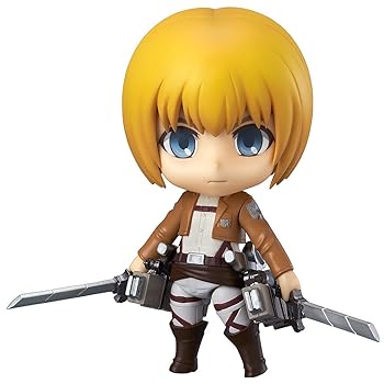 【中古】ねんどろいど 進撃の巨人 アルミン アルレルト ノンスケール ABS&PVC製 塗装済み可動フィギュア 二次再販分