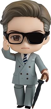 【中古】(非常に良い)ねんどろいど キングスマン ゴールデン サークル ハリー ガラハッド ハート ノンスケール プラスチック製 塗装済み可動フィギュア