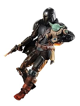 【中古】TAMASHII NATIONS S.H.フィギュアーツ スター・ウォーズ マンダロリアン&グローグー(STAR WARS: The Mandalorian) 約150mm ABS&PVC&布製 塗装済