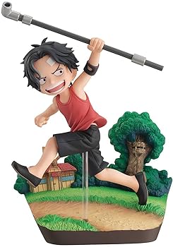 【中古】G.E.M.シリーズ ワンピース ポートガス・D・エースRUN! RUN! RUN! 約130mm PVC製 塗装済み完成品フィギュア