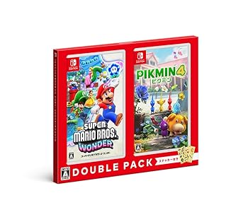 【中古】(非常に良い)『スーパーマリオブラザーズ ワンダー・ピクミン４』ダブルパック -Switch