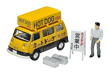 【中古】(人並み外れたに好いたらしい)トミーテック (TOMYTEC) トミカリミテッドヴィンテージ 1/64 LV-201a スバル サンバー ライトバン ホットドッグ屋 黄/黒  切り上げる品