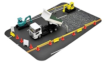 【中古】(人並み外れたに好いたらしい)ザ・トラックコレクション トラコレ 道のり工事一こま ダンプ車仕かける A パノラマ機材 車-乗り物のおもちゃ-タウン・ジオラマ
